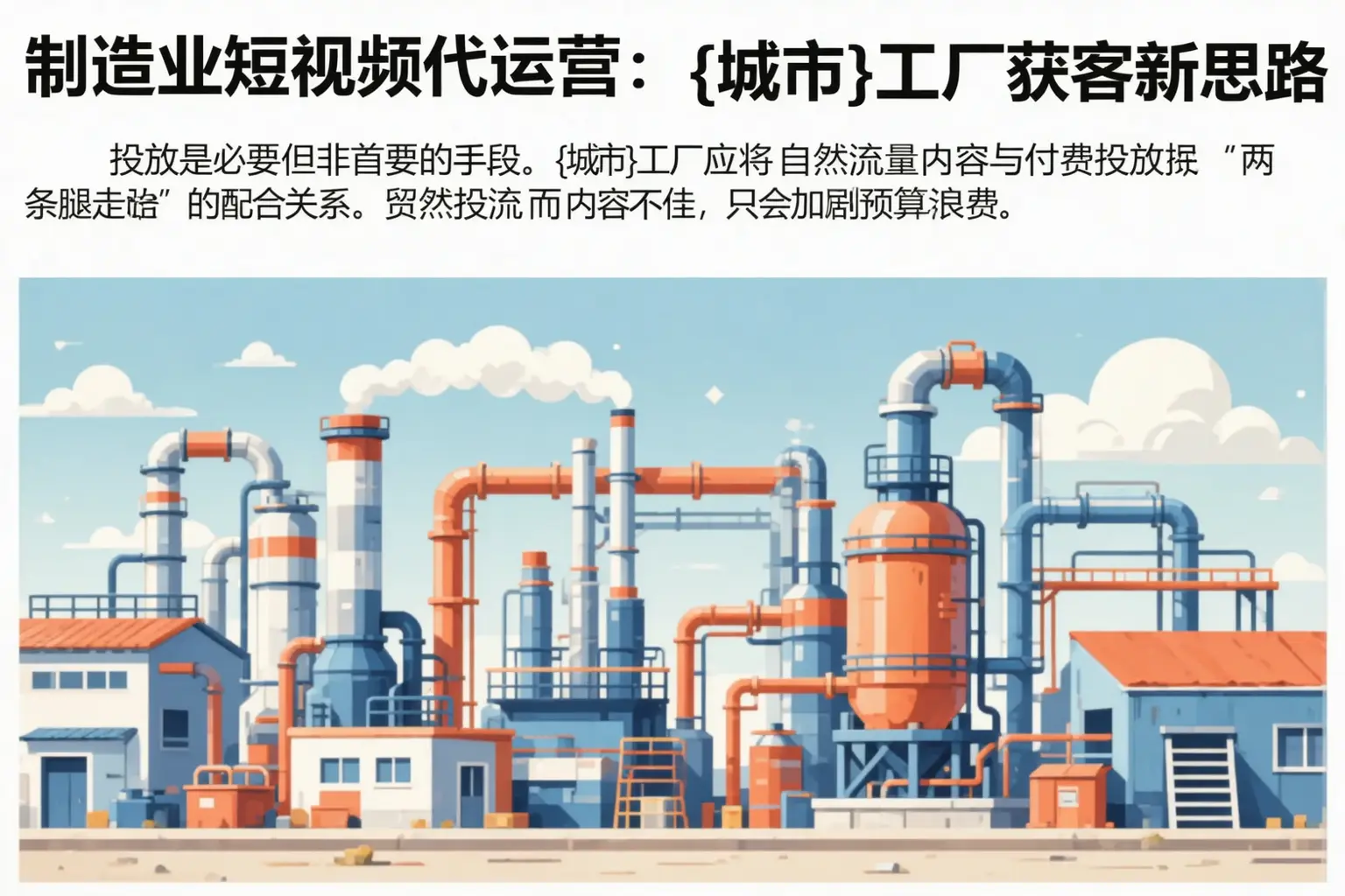 制造业短视频代运营：拜泉工厂获客新思路